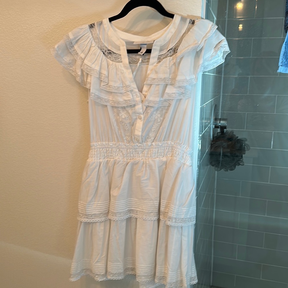 LoveShackFancy Target collab White Mini Dress! Never worn and tags attached!